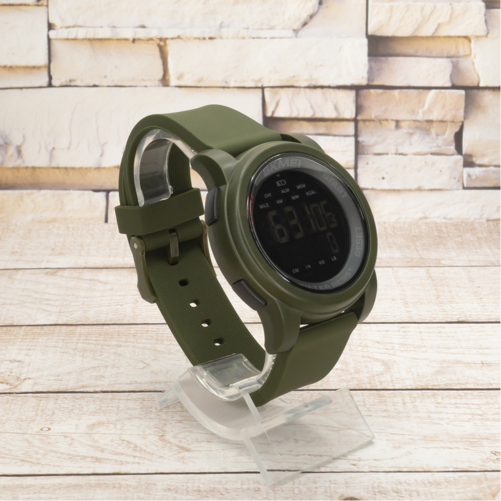 Живые фото часов Skmei 1469AGBK Military-Black 2