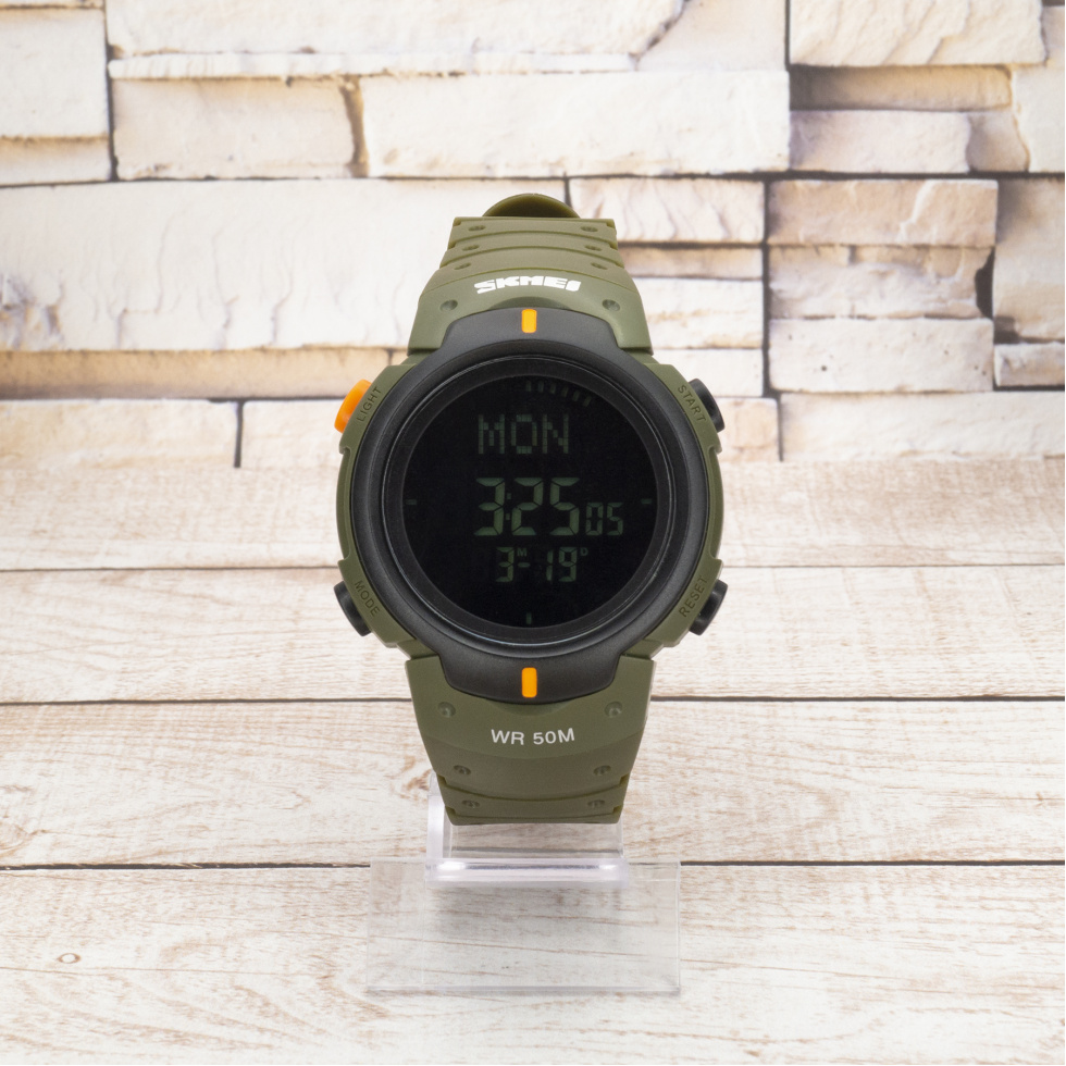 Живые фото часов Skmei 1231AG Military Smart Watch + Compass 0