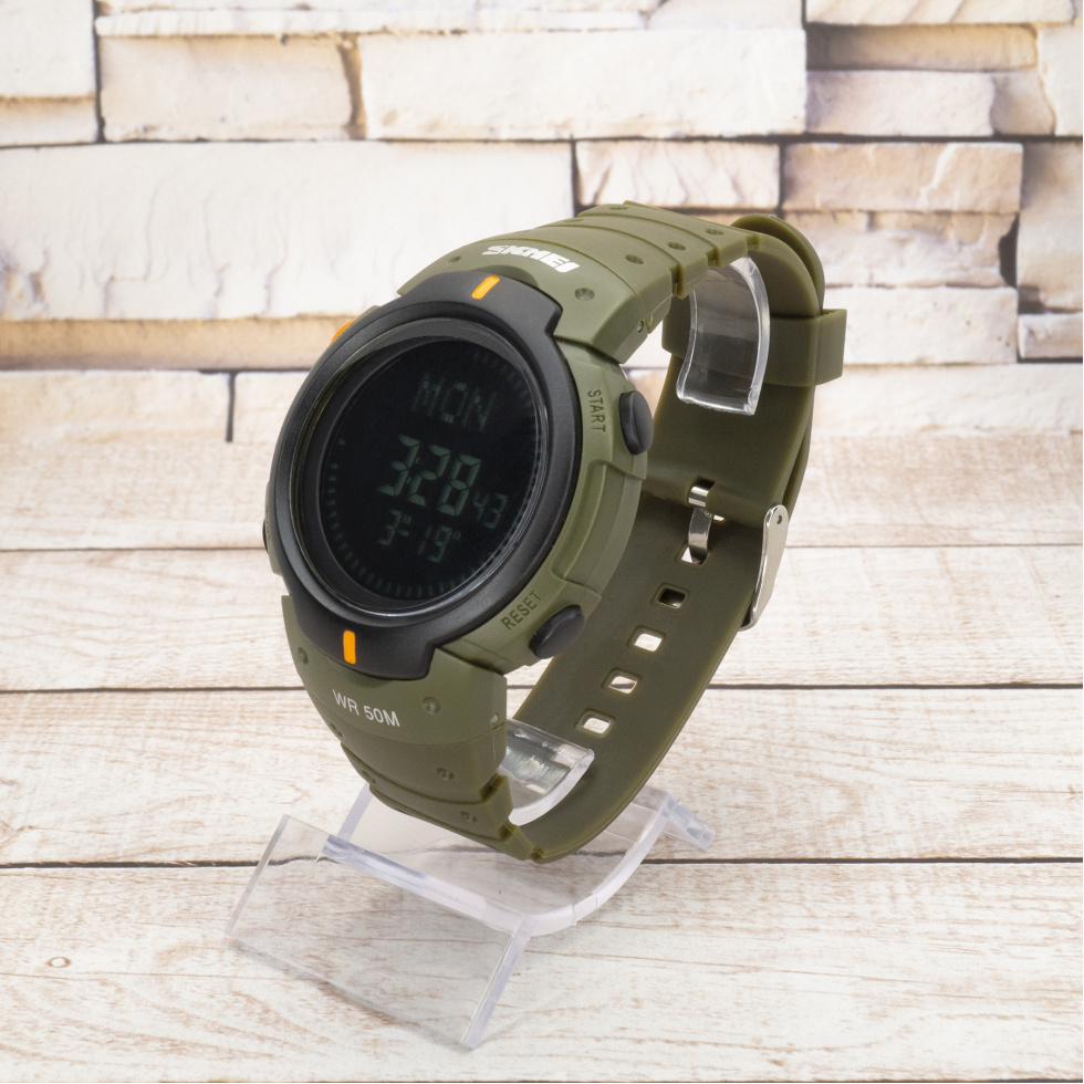 Живые фото часов Skmei 1231AG Military Smart Watch + Compass 1