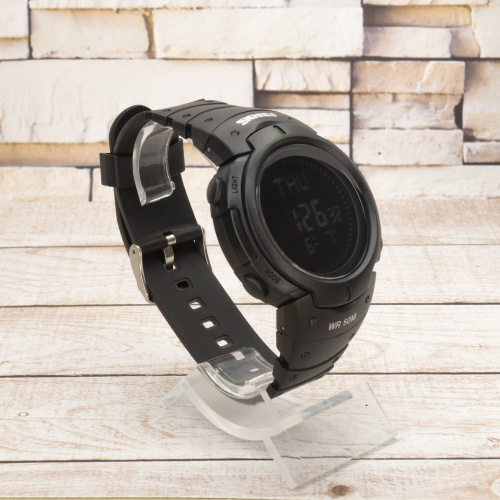 Часы мужские Skmei 1231BK All Black Smart Watch + Compass-2