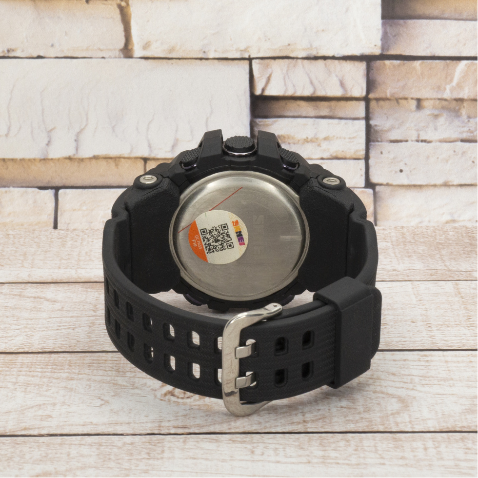 Живые фото часов Skmei 1356BK Black + Compass 3