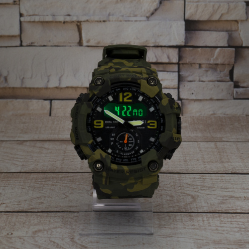 Часы мужские Skmei 1637CMGN Camo Green-4