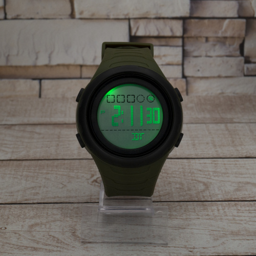 Часы мужские Skmei 1674AGWT Army Green-white-4