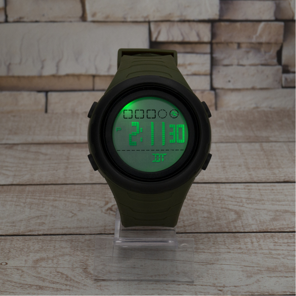 Живые фото часов Skmei 1674AGWT Army Green-white 4