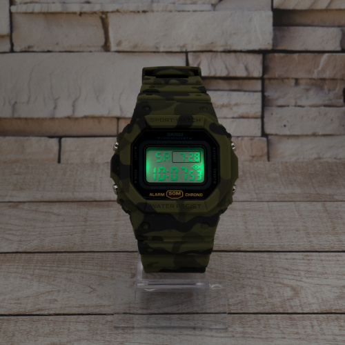 Часы мужские Skmei 1628CMGN Camo Green-4