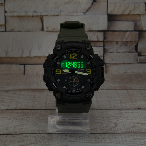 Часы мужские Skmei 1965AG army green-6