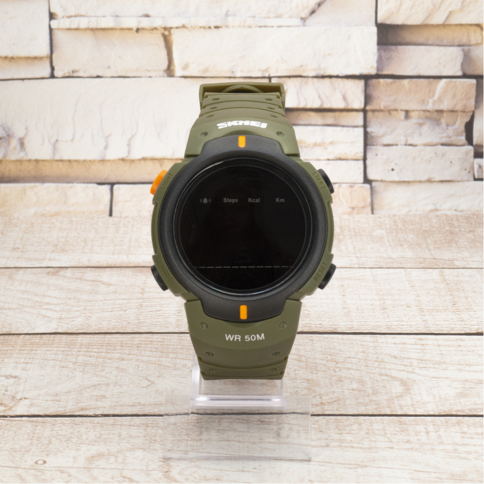 Живые фото часов Skmei 1301AG army green Smart Watch 0
