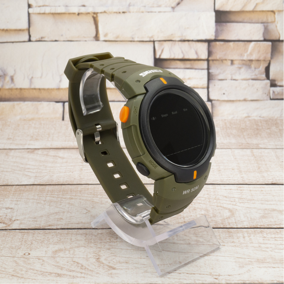 Живые фото часов Skmei 1301AG army green Smart Watch 2