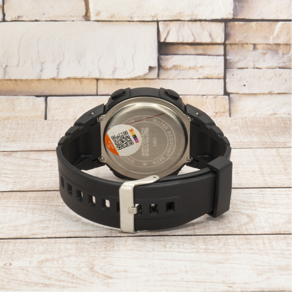 Живые фото часов Skmei 1301BK black Smart Watch 3