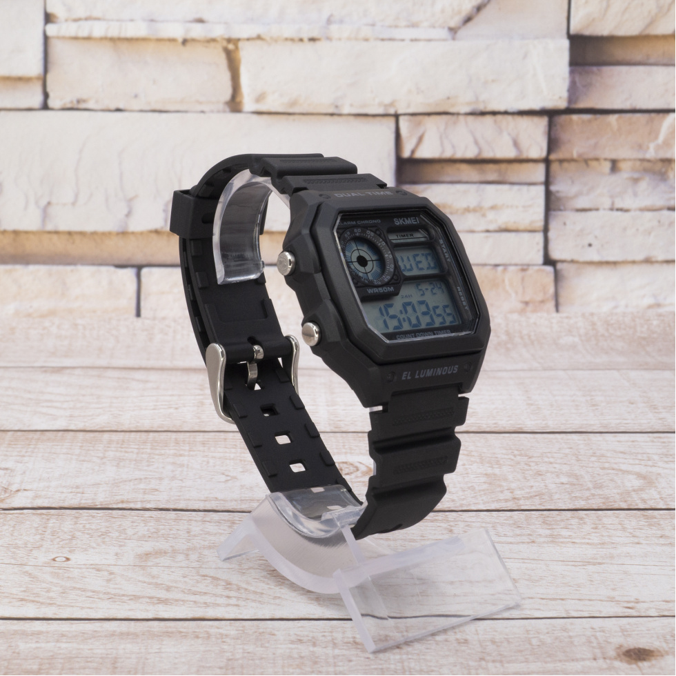 Живые фото часов Skmei 1299BK Black 2