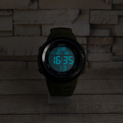 Часы мужские Skmei 1167AG Army Green-4