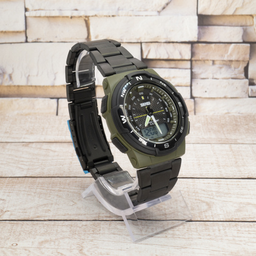 Часы мужские Skmei 1370AG Army Green-2