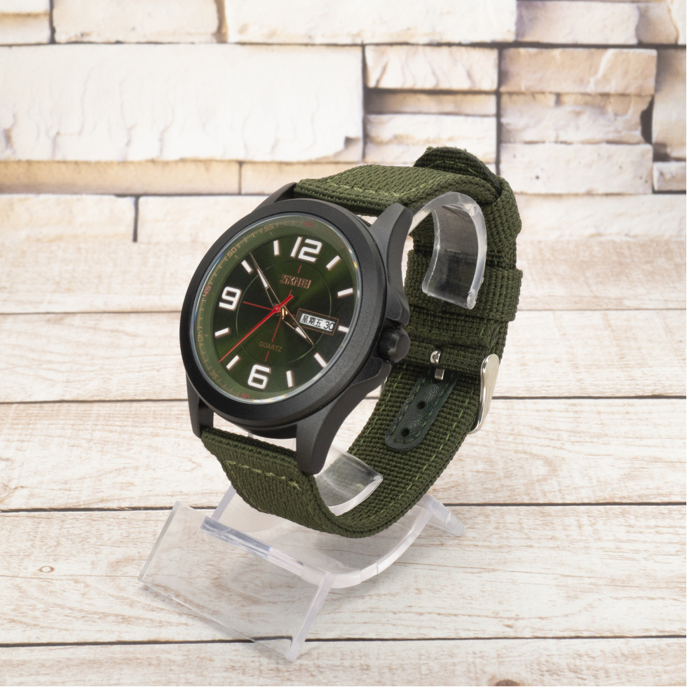 Живые фото часов Skmei 9315 Army Green 1