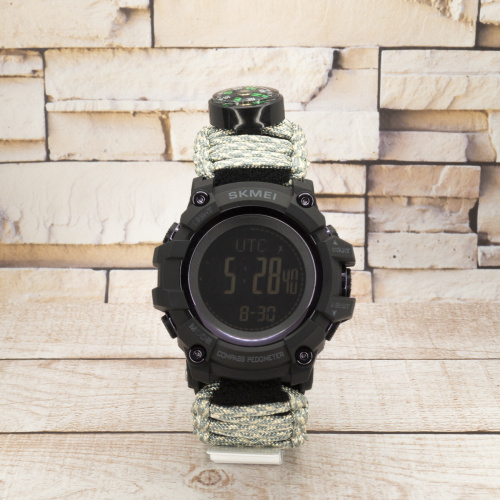 Часы мужские Skmei 1356 Black Green-0