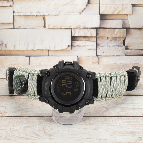 Часы мужские Skmei 1356 Black Green-1