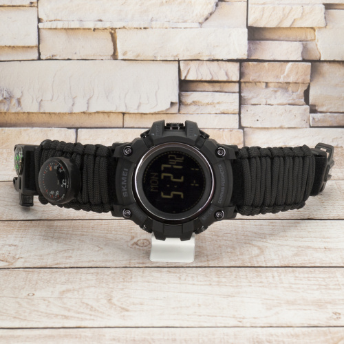 Годинник чоловічий Skmei 1356 Black-4