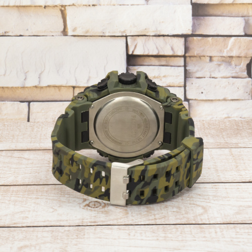 Годинник чоловічий Patriot 001CMGRUAGD Camo Green Тризуб золото-4