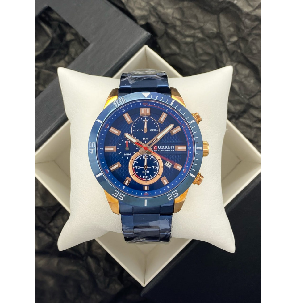 large Часы мужские Curren 8417 Blue-Gold 2