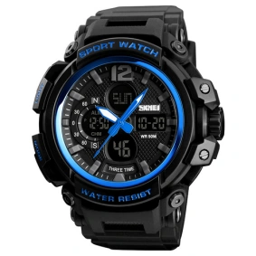  Skmei 1343 Black-Blue