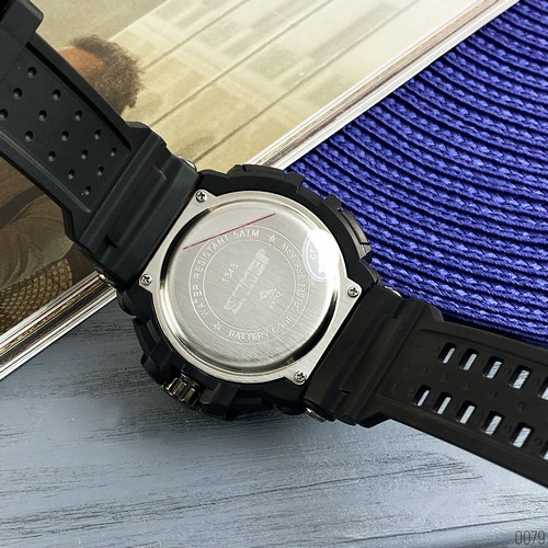 Годинник чоловічий Skmei 1343 Black-Blue-1