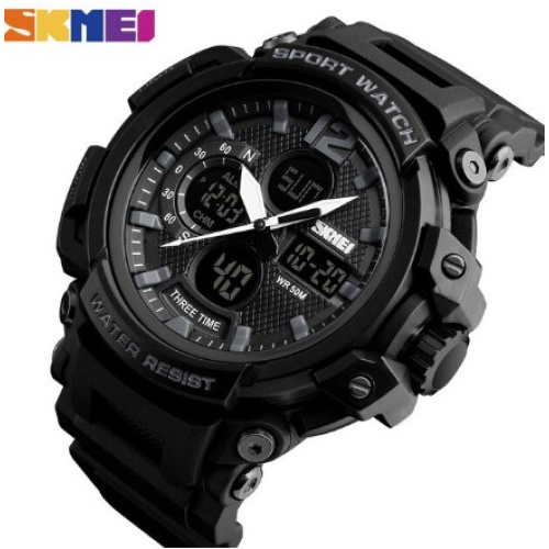 Часы мужские Skmei 1343 All Black-0