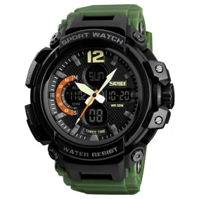 Тактичесские часы Skmei 1343 Black-Militari Wristband