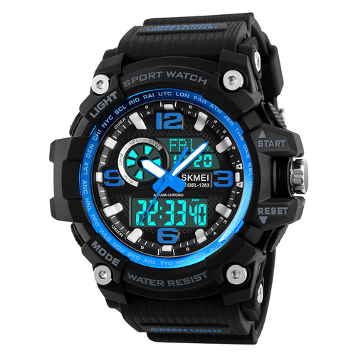 Часы мужские Skmei 1283 Black-Blue