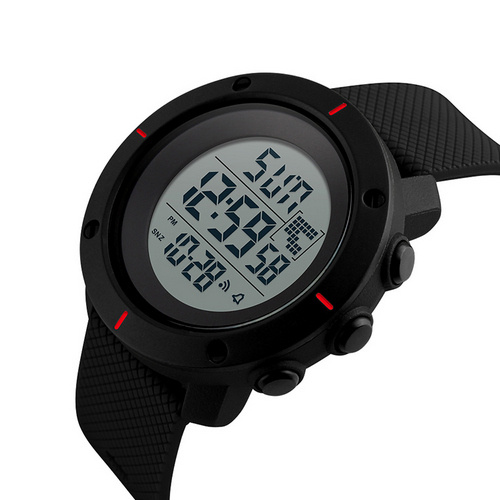 large Часы мужские Skmei 1213 Black-Red 0