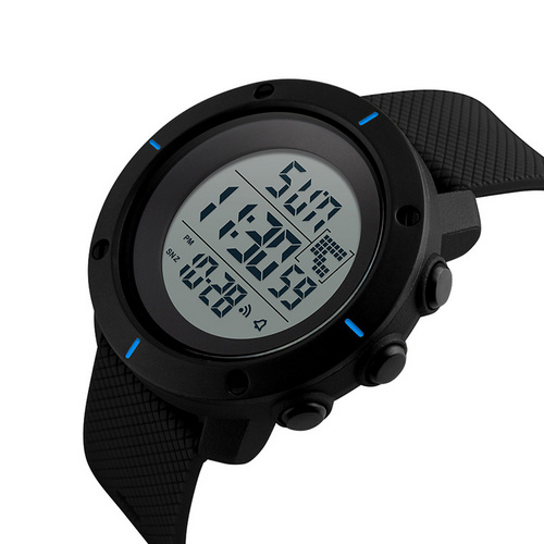 large Часы мужские Skmei 1213 Black-Blue 0