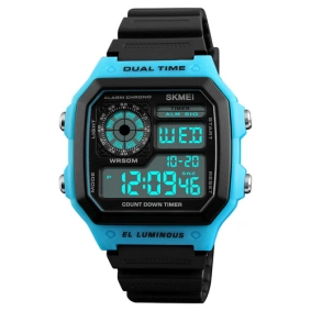  Skmei 1299 Black-Blue-Black