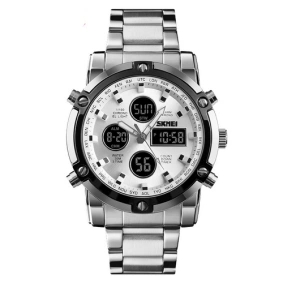  Skmei 1389 Silver-Black-Silver