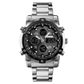  Skmei 1389 Silver-Black-Black