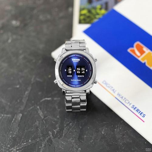 Часы мужские Skmei 1531 Silver-Blue-1
