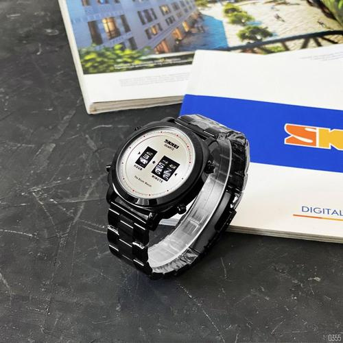 Годинник чоловічий Skmei 1531 Black-White-1