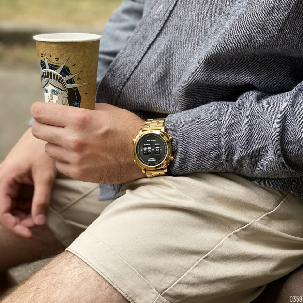 large Часы мужские Skmei 1531 Gold-Black 2