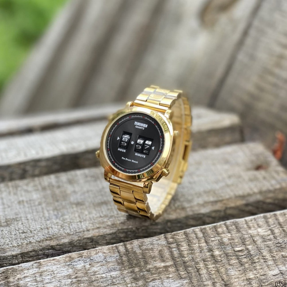 large Часы мужские Skmei 1531 Gold-Black 5