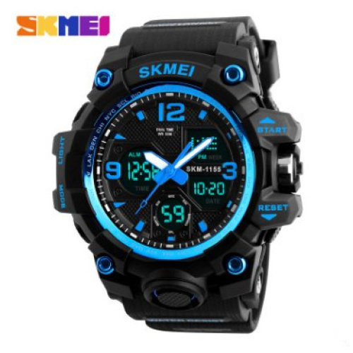 Часы мужские Skmei 1155 Black Blue