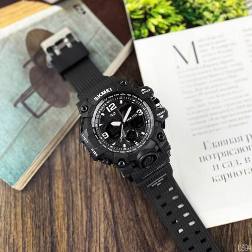 Часы мужские Skmei 1155 Black-1