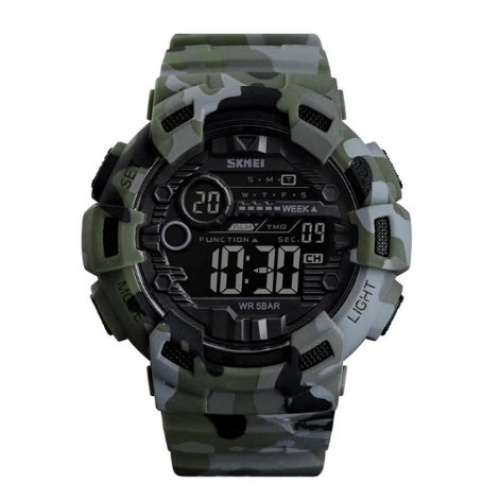 Годинник чоловічий Skmei 1472 Military Green-Gray