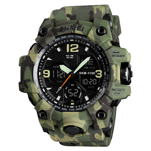 Годинник чоловічий Skmei 1155B Military Green