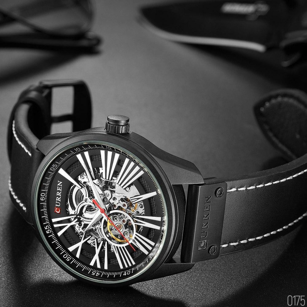 large Часы мужские Curren 8299 All Black 3
