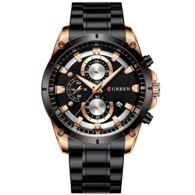  Curren 8360 Black-Gold