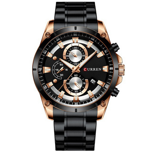 Часы мужские Curren 8360 Black-Gold