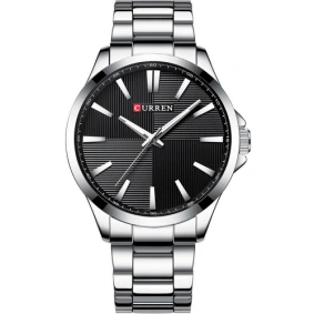  Curren 8322 Silver-Black