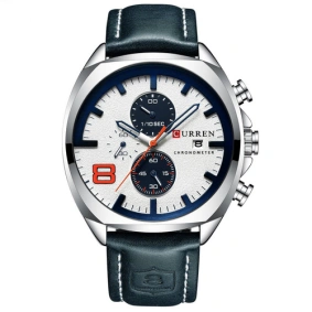  Curren 8324 Silver-White