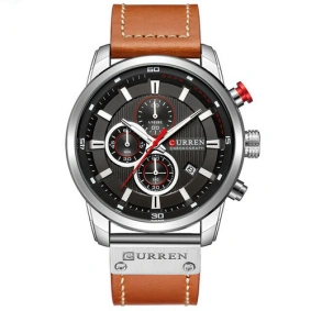  Curren 8291 Brown-Silver-Black