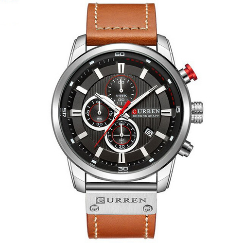 Часы мужские Curren 8291 Brown-Silver-Black