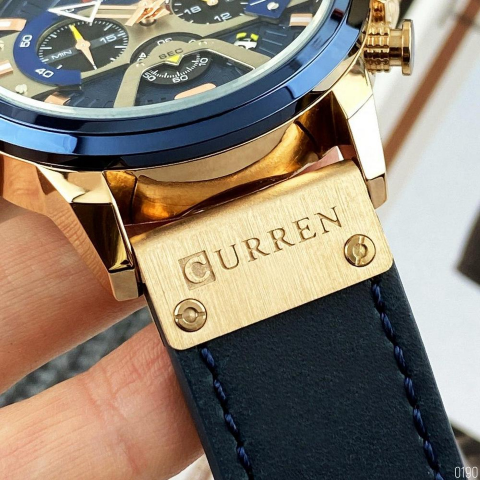 large Часы мужские Curren 8329 Blue-Gold Toronto 2