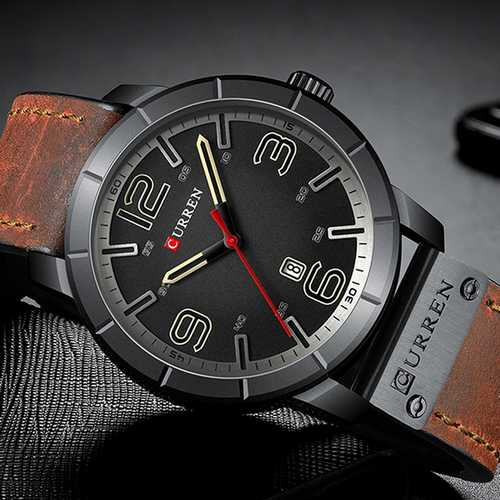 Годинник чоловічий Curren 8327 Black-Brown-0