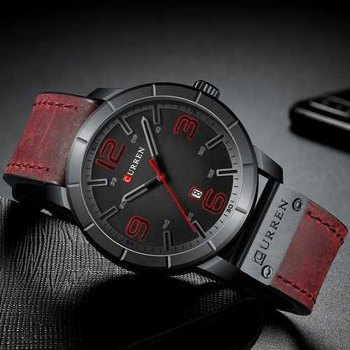Часы мужские Curren 8327 Red-Black-0
